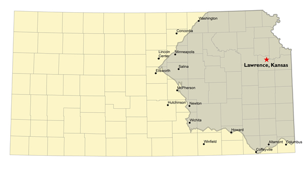 Map of KEPC 2016 locations